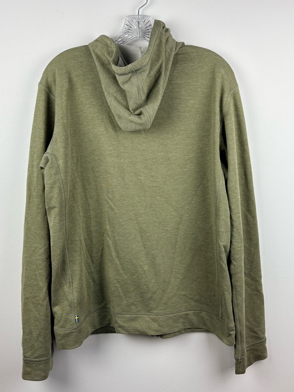 Fjällräven Men's High Coast Lite Full Zip Hoodie Lightweight Packable Green Sz M - Picture 16 of 16
